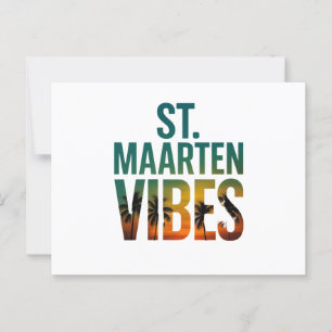St. Maarten vibes Caribbean island postcard