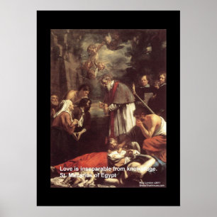 St Macarius Of Egypt Love/Knowledge Poster