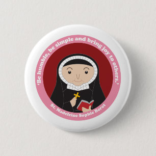 St. Madeleine Sophie Barat 6 Cm Round Badge