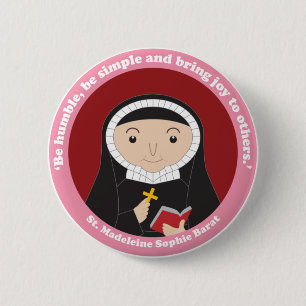 St. Madeleine Sophie Barat 6 Cm Round Badge
