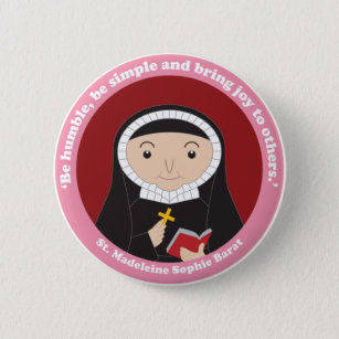 St. Madeleine Sophie Barat 6 Cm Round Badge