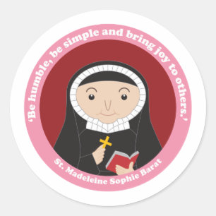 St. Madeleine Sophie Barat Classic Round Sticker