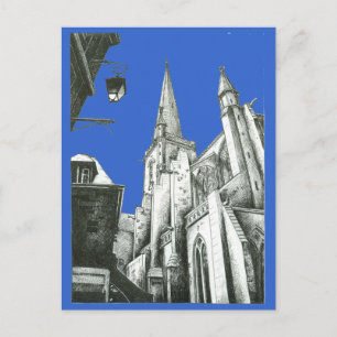 St. Malo Cathedral Postcard