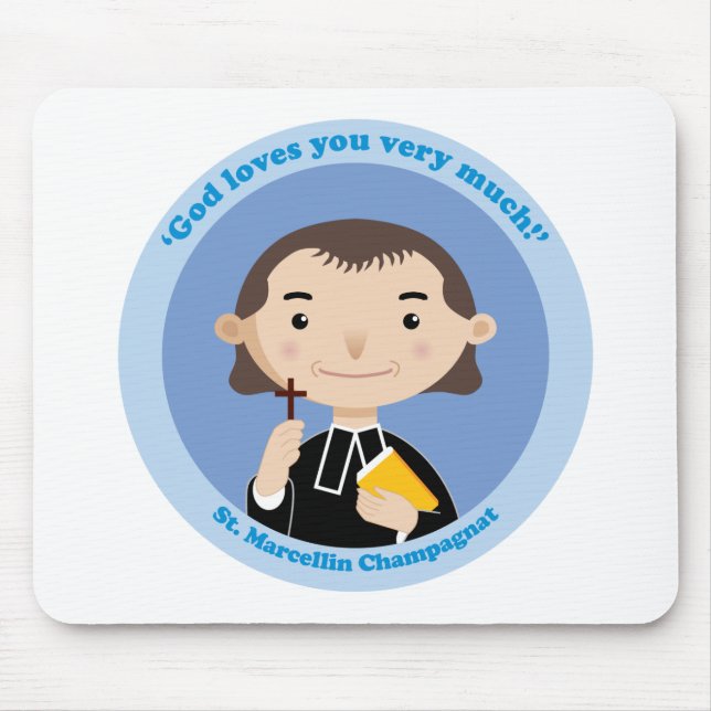 St. Marcellin Champagnat Mouse Mat (Front)