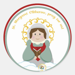 St. Margaret Clitherow Classic Round Sticker