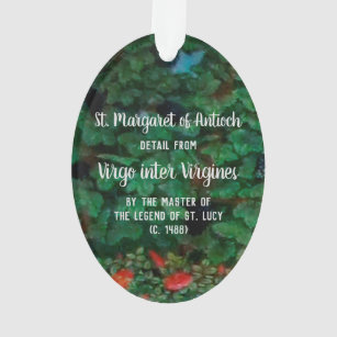 St. Margaret of Antioch (detail; M 070) Acrylic Ornament