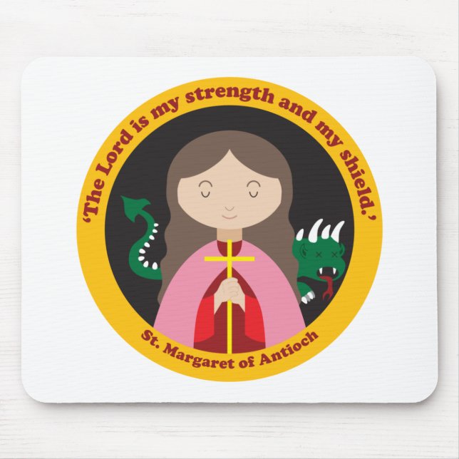 St. Margaret of Antioch Mouse Mat (Front)