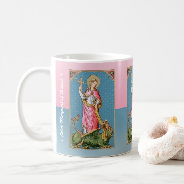 St. Margaret of Antioch (SAU 038) Coffee Mug (With Donut)