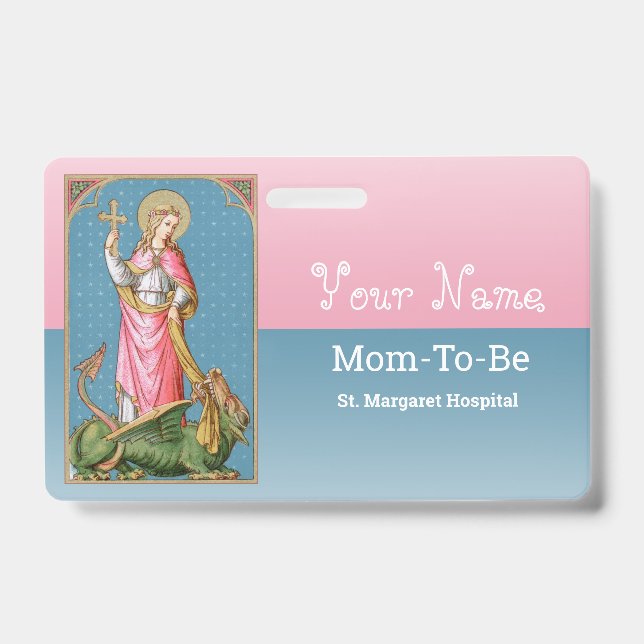 St. Margaret of Antioch (SAU 038) ID Badge (Front)