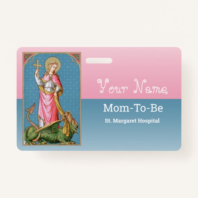 St. Margaret of Antioch (SAU 038) ID Badge (Front)
