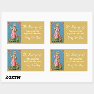 St. Margaret of Antioch (SAU 038) Rectangular Sticker