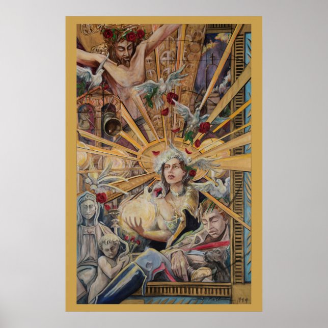 St. Margaret of Cortona by Stan Mullins Poster (Front)