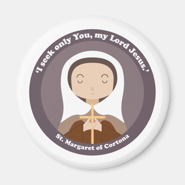 St. Margaret of Cortona Magnet (Front)