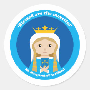 St. Margaret of Scotland Classic Round Sticker