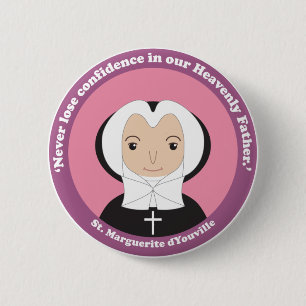 St. Marguerite d’Youville 6 Cm Round Badge