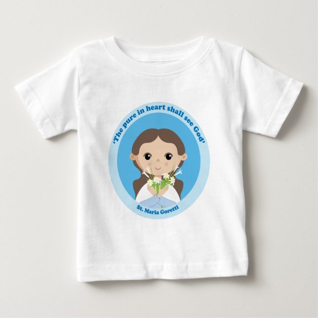 St. Maria Goretti Baby T-Shirt (Front)