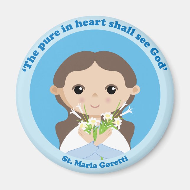 St. Maria Goretti Magnet (Front)