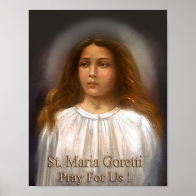 St. Maria Goretti, Martyr for Purity, Poster (Front)
