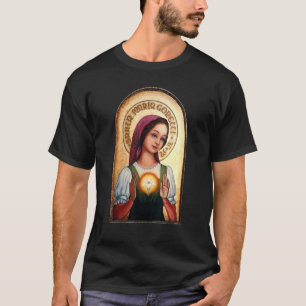 St Maria Goretti Purity Catholic Saints Lily Symb T-Shirt