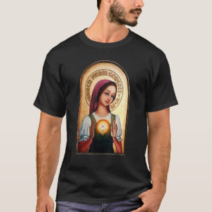 St Maria Goretti Purity Catholic Saints Lily Symb T-Shirt