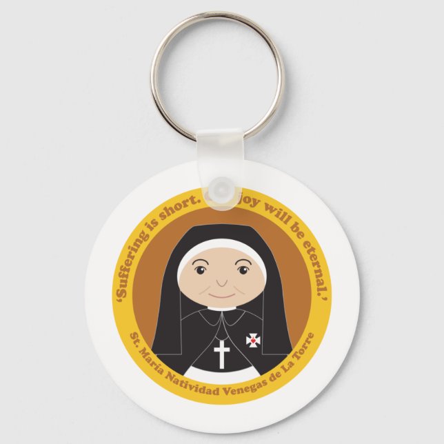 St. María Natividad Venegas de La Torre Key Ring (Front)