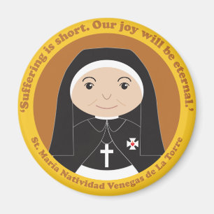 St. María Natividad Venegas de La Torre Magnet