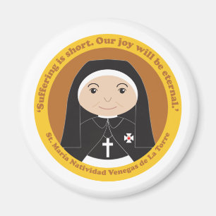 St. María Natividad Venegas de La Torre Magnet