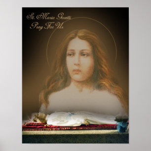 ST. Maria Teresa Goretti Poster