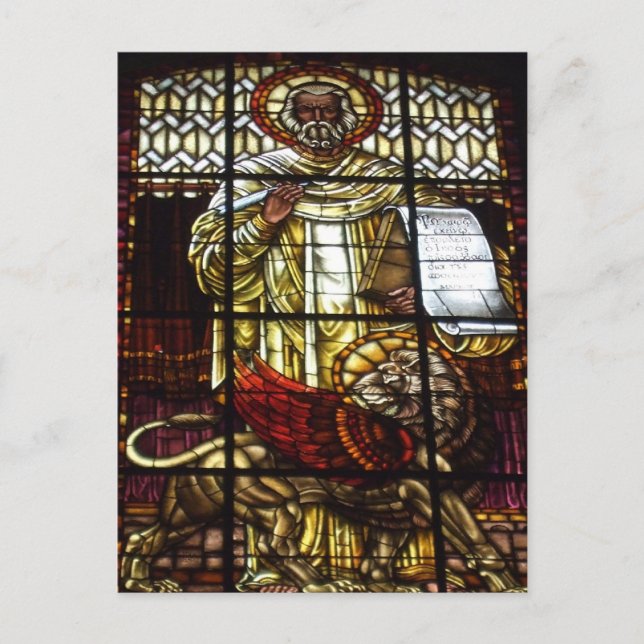 St Mark and the Lion Postcard (Front)
