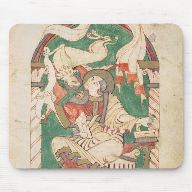 St. Mark, from a gospel from Corbie Abbey Mouse Mat (Front)