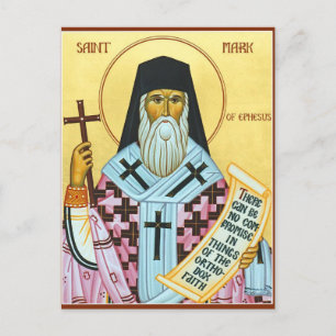 St. Mark of Ephesus Orthodox Christian Icon Postcard