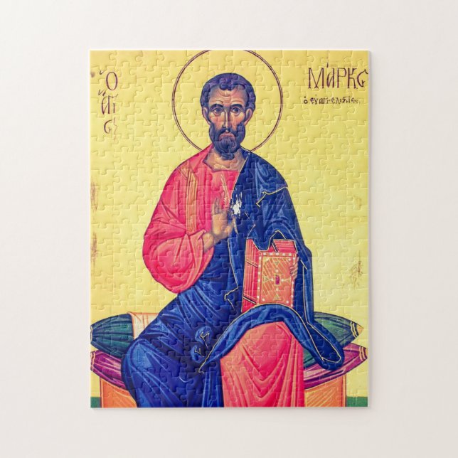 St. Mark Orthodox Christian Icon Jigsaw Puzzle (Vertical)
