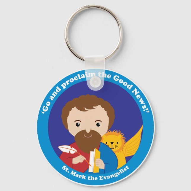 St. Mark the Evangelist Key Ring (Front)