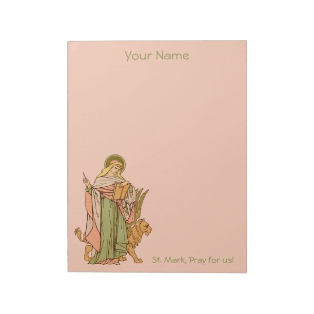 St. Mark the Evangelist (RLS 09) 8.5"x11" Notepad (Rotated)