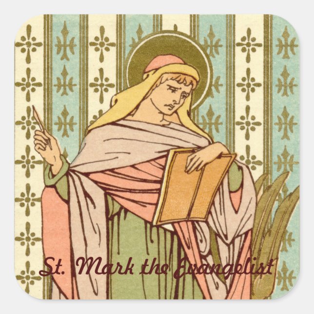 St. Mark the Evangelist (RLS 09) Square Sticker (Front)
