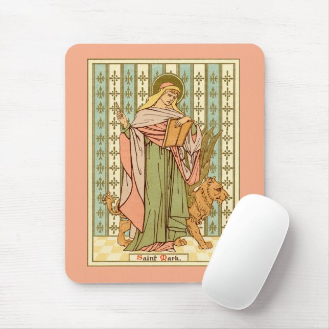 St. Mark the Evangelist (RLS 09) (Style 1) Mouse Mat (With Mouse)