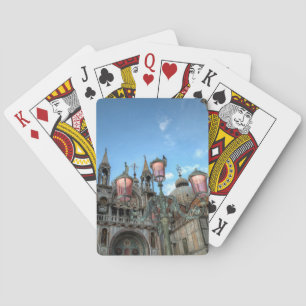 St. Marks and Lamp, Venice, Italy Playing Cards