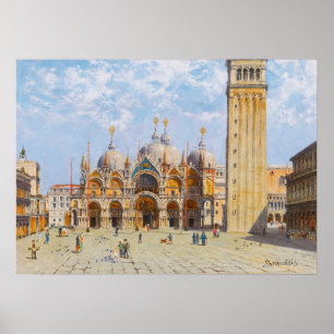 St. Mark's Basilica Antonietta Brandeis  Poster