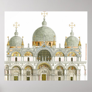 St. Mark's Basilica. Venice Italy Poster