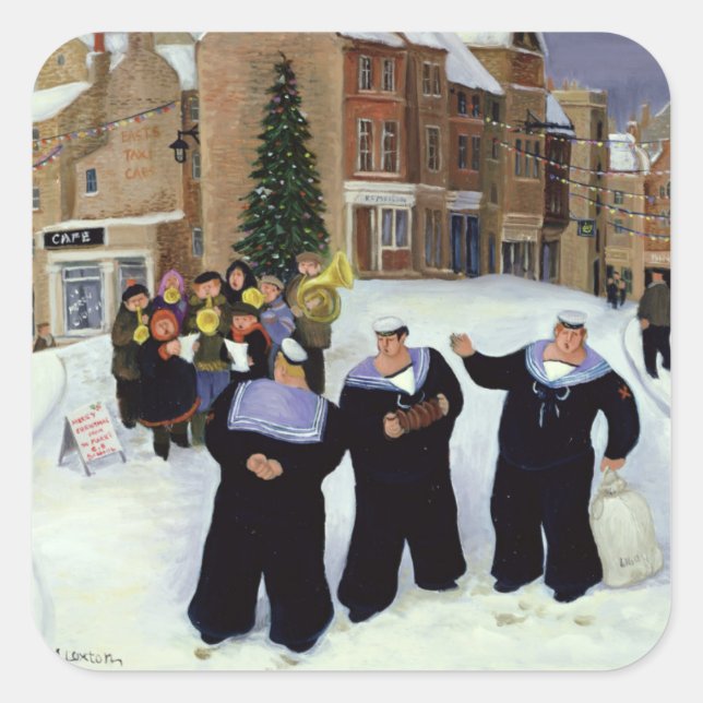 St. Mark's C.E. School Band Square Sticker (Front)