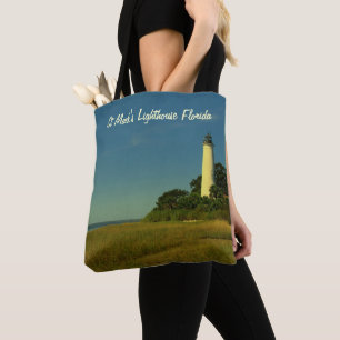 St Mark's Lighthouse FL Jumbo Tote Bag