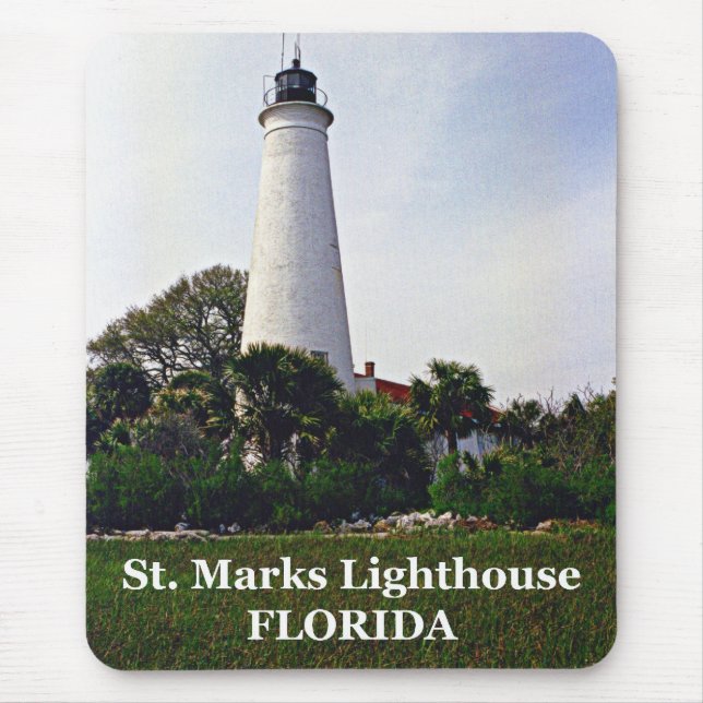 St. Marks Lighthouse, Florida Mousepad (Front)