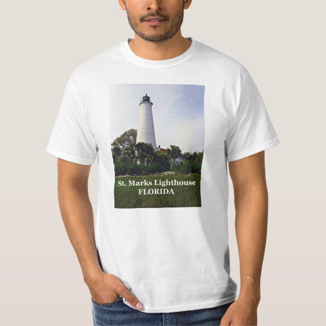 St. Marks Lighthouse, Florida T-Shirt (Front)