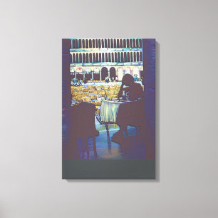 St. Mark's Silhouette, Venice Canvas Print