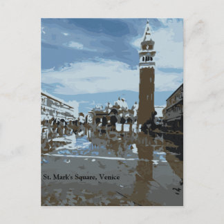St. Mark's Square, Venice, Italy Postcard