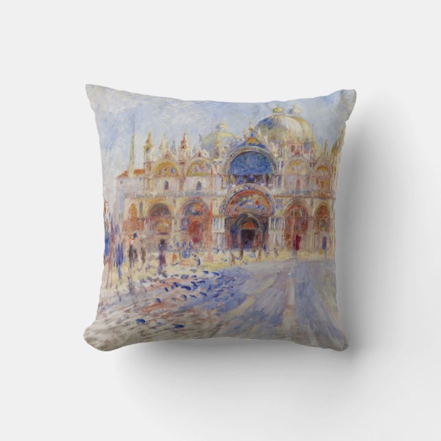 St Mark's Square, Venice (Piazza San Marco) Cushion (Front)