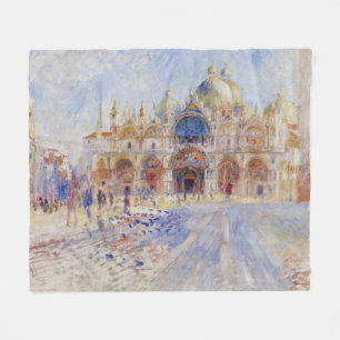 St Mark's Square, Venice (Piazza San Marco) Fleece Blanket