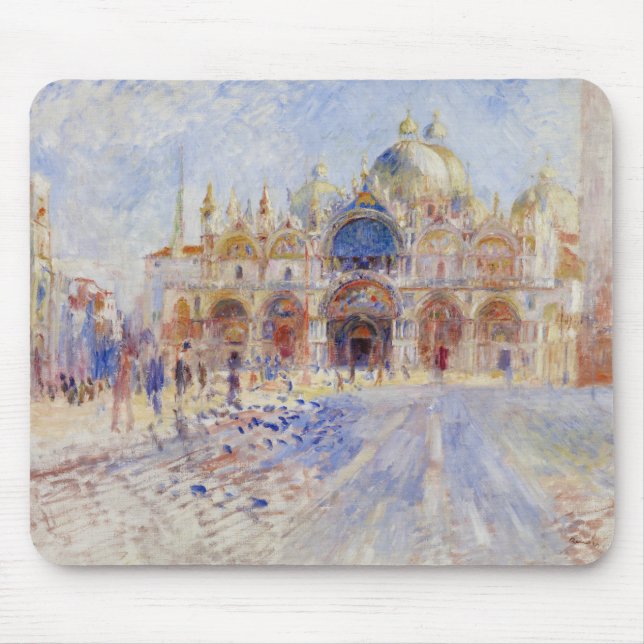 St Mark's Square, Venice (Piazza San Marco) Mouse Mat (Front)
