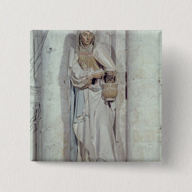 St. Martha 15 Cm Square Badge (Front)