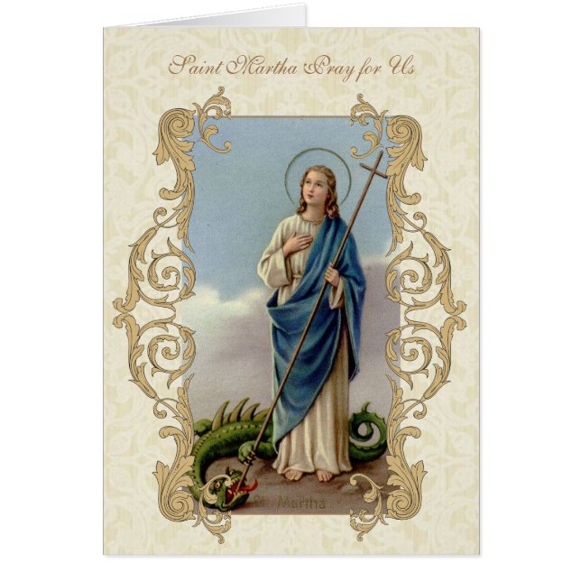 St. Martha Novena Prayer (Front)